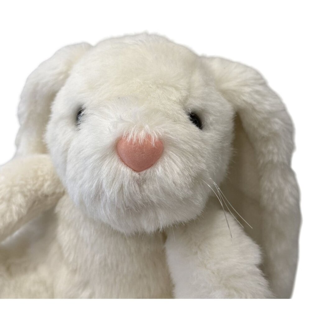 Burdines Tasha Intl Vintage White Plush Rabbit Bunny Stuffed Animal Soft  3+ - Picture 2 of 7